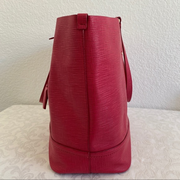 Cole Haan red leather tote - Picture 5 of 13